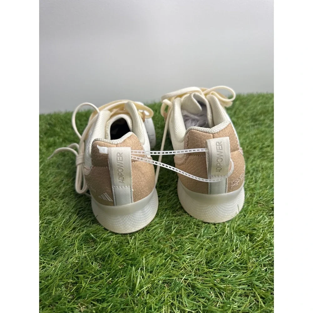 Adidas Adipower Weightlift 3 Shoes Mens 9‎ Womens 10 Off White Pink IH8235 NEW - Picture 3 of 10